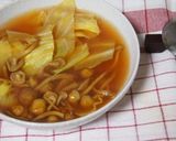 キャベツとなめこのスープ作り方2写真