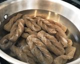 こんにゃくの胡麻味噌煮込み作り方3写真