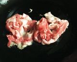 なばなと豚肉の辛子塩麹炒めもの！作り方1写真