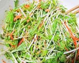 シャキシャキ♪水菜のサラダ作り方4写真