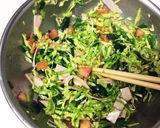 簡単！ほうれん草と生野菜のサラダ作り方4写真