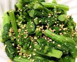 簡単★洗い物少！菜の花のからし和え作り方4写真
