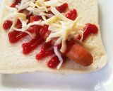 簡単朝食に☆食パンでホットドッグ風❤作り方2写真