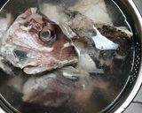 鯛のあらの下処理(霜降り)作り方4写真