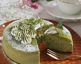 抹茶のスフレチーズケーキ作り方18写真
