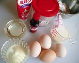 ノンオイル♪ミルキィシフォンケーキ○作り方1写真