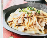醤油とんこつが絡んで旨い！もやし豚作り方9写真