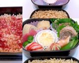 ひな祭り デコ弁当① 簡単 可愛い作り方2写真