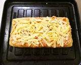 サクッ＆とろ～り！油揚げピザ（カニカマ）作り方4写真