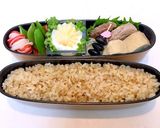 ひな祭り デコ弁当 花びら 簡単 詰め方作り方3写真