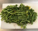 簡単10分！菜の花のペペロンチーノ作り方1写真