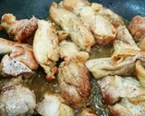カキ醤油で作った割下で簡単鶏肉の照り焼き作り方5写真