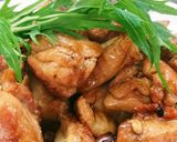 カキ醤油で作った割下で簡単鶏肉の照り焼き作り方6写真