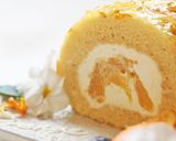 爽やかな香り立つオレンジロールケーキ作り方56写真
