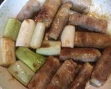 ヤマイモの豚肉巻き作り方4写真