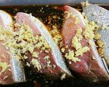 カキ醤油で作った割下でぶりの照り焼き作り方1写真