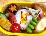 遠足●キャラ弁 オブラート ポケモン作り方1写真