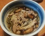 豚肉ときのこの温かいお蕎麦作り方6写真