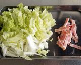 ベーコンと白菜のクリームスープ作り方1写真