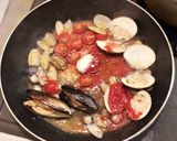 4種貝とチェリートマトの完全栄養食パスタ作り方7写真