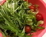 かぼちゃ入りレタスと水菜のサラダ作り方2写真