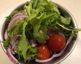 かぼちゃ入りレタスと水菜のサラダ作り方3写真