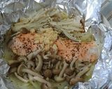 鮭のアヒージョ風ホイル焼き作り方5写真