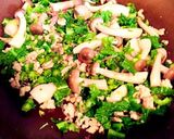 菜の花とそぼろで簡単和風オイルパスタ作り方8写真