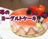 【父の日に】苺の水切りヨーグルトケーキ作り方1写真