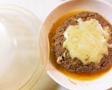 レンジ蒸しハンバーグ❤野菜もソースもIN作り方7写真