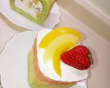 ひな祭りに。ひし形ロールケーキ作り方13写真