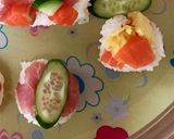 ハート ちらし寿司ケーキ　Xmasにも作り方6写真