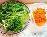 シーチキンと水菜のふんわりパスタ♡作り方2写真