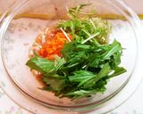 シーチキンと水菜のふんわりパスタ♡作り方4写真