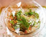 シーチキンと水菜のふんわりパスタ♡作り方5写真