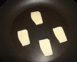 フライパン一つで　焼きチーズトースト作り方1写真