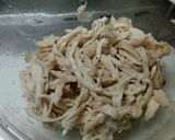 鶏むね肉と豆苗のハニーマスタード和え作り方3写真