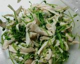 鶏むね肉と豆苗のハニーマスタード和え作り方5写真