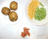 明太子ポテトサラダ♪簡単作り方1写真