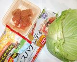 たらこパスタ♪簡単キャベツで作り方1写真