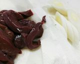カキ醤油で作った割下で簡単レバー炒め作り方1写真