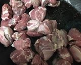 東松山ご当地グルメかしら肉の味噌だれ炒め作り方3写真