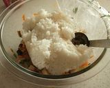 レンジで　和風ガパオライス作り方6写真