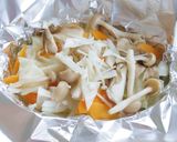 即席でカンタン しじみと野菜のホイル焼き作り方3写真