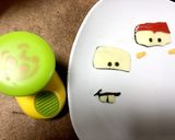 キャラ弁＊マックイーン&メーター作り方2写真