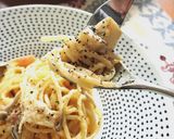 ホットプレートで時短カルボナーラ♪作り方8写真
