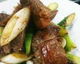 究極のステーキソース牛肉とアスパラソテー作り方5写真