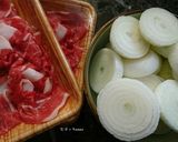 新玉ねぎたっぷり牛丼☆簡単時短大量消費に作り方1写真