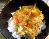 超簡単 たまご丼 タマネギ 卵のみ 安い作り方4写真