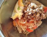 納豆とパプリカの中華まぜご飯作り方2写真